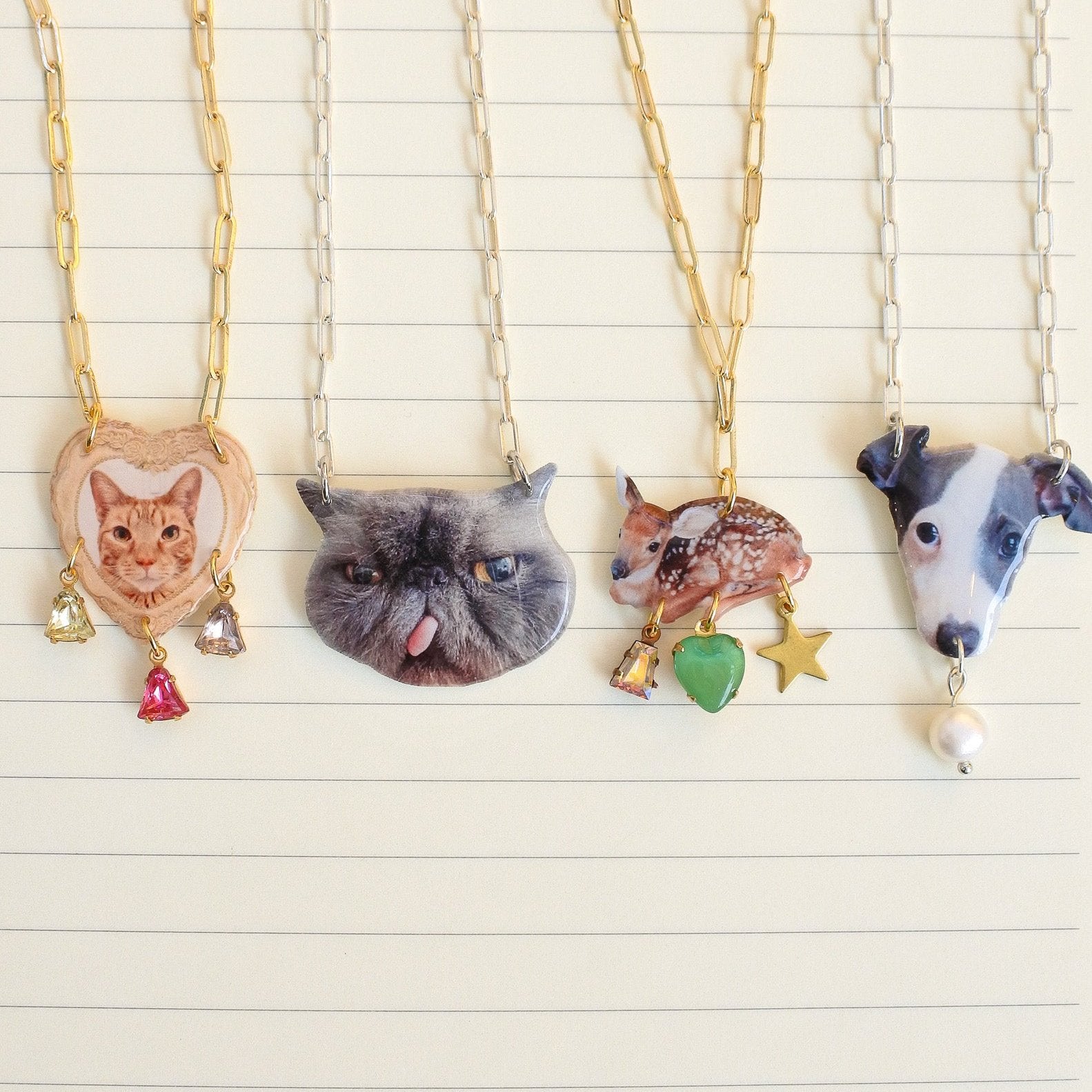 Upload Your Own ~ Picto-Pet Pendant Necklace