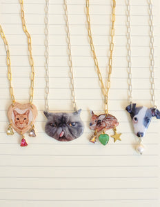 Upload Your Own ~ Picto-Pet Pendant Necklace
