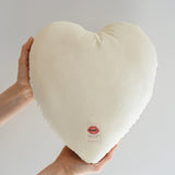 heartfelt glimpse velvet pillow - mommani threads x haricot vert