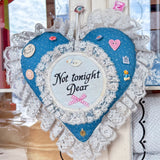 1/1 open for romance doorknob pillow sign - ceramicsalyssa x hv
