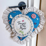 1/1 open for romance doorknob pillow sign - ceramicsalyssa x hv