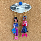paper doll dangles - pick your picto-charms™