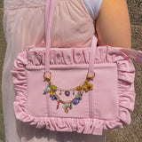 1/1 draped in pink bag - hv x baggy london