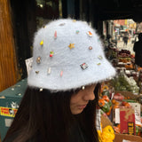 1/1 love you forever fuzzy bucket hat - brooklyn baby capsule