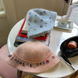 1/1 pearly girl fuzzy bucket hat - brooklyn baby capsule