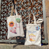 mini journal tote bag