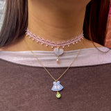 hv x sewell killingstad fabric choker ♡ pick & mix picto-charms™