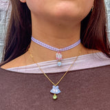 hv x sewell killingstad fabric choker ♡ pick & mix picto-charms™