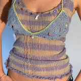 1/1 crochet charmed bra top