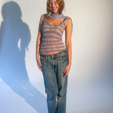 1/1 crochet charmed skinny scarf