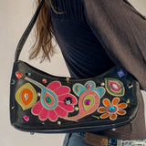 1/1 pleasant paisley leather bag