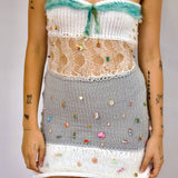 1/1 sailing away knit strapless dress - hv x melissa knits