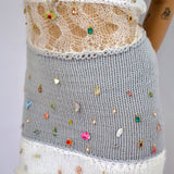 1/1 sailing away knit strapless dress - hv x melissa knits