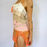1/1 creamsicle cutie dress - hv x melissa knits