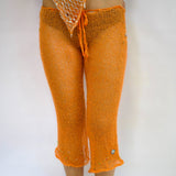 1/1 orange crush capris - hv x melissa knits