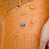 1/1 orange crush capris - hv x melissa knits