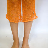1/1 orange crush capris - hv x melissa knits