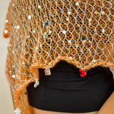 1/1 sparkling sunset shawl - hv x melissa knits