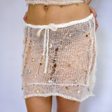 1/1 swept away skirt - hv x melissa knits