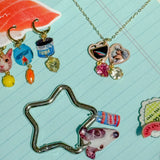 double picto-pet open locket ~ pendant necklace