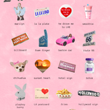 los angeles secret menu ♡ pick & mix picto-charms™