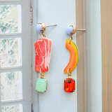 prosciutto & melon dangle set