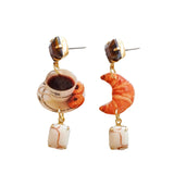 cozy cream dangle set