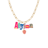 custom nameplate necklace