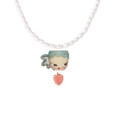 female alchemy x hv - pendant pearl necklace