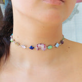 beth hoeckel vintage gem necklace ♡ pick your picto-charms™
