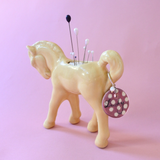 1/1 prancing pony pin cushion - ceramicsalyssa x hv