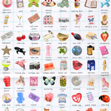 denim darling bag - choose your pictos