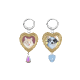 custom perfect pairing ~ picto-pet dangle set