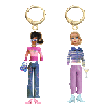 paper doll dangles - pick your picto-charms™