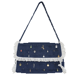 my pet's favorite things denim bag - choose your picto-charms™
