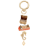 playing mermaids bag charm - pick your picto-charms™