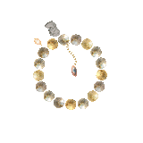 playing mermaids shell button bracelet - pick your picto-charms™