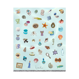 playing mermaids picto-stickers