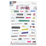 sentimental snippets xl picto-stickers