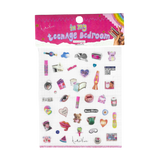 in my teenage bedroom picto-sticker sheet