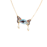 fluttering fantasy pendant necklace