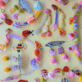 1/1 sweet strands dangle earrings - hv x nail restaurant