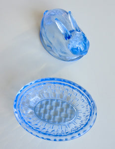 Vintage "Cerulean Cottontail" Trinket Box