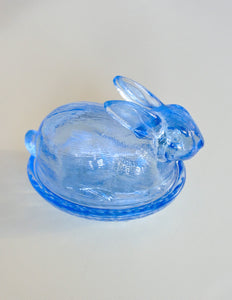 Vintage "Cerulean Cottontail" Trinket Box