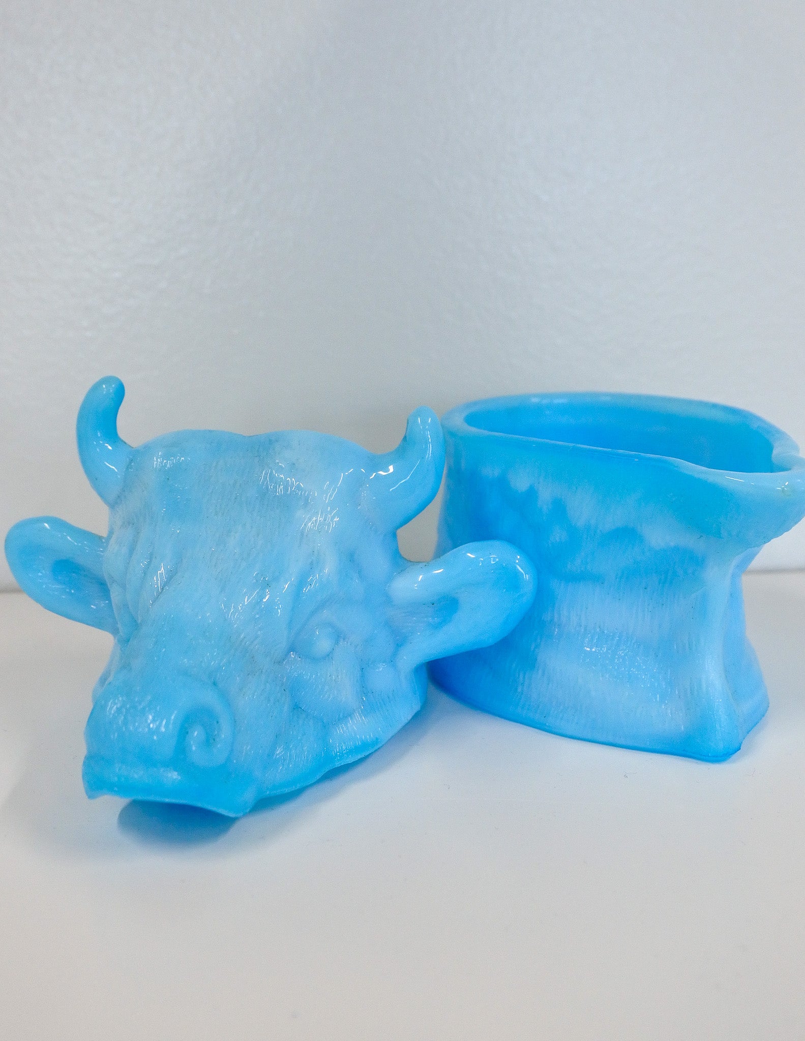 Vintage "Blue Bully" Trinket Dish