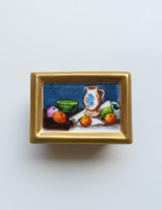 Vintage Rare "Nature Morte" Limoges Trinket Box