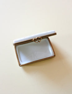 Vintage Limoges Love Letter Trinket Box