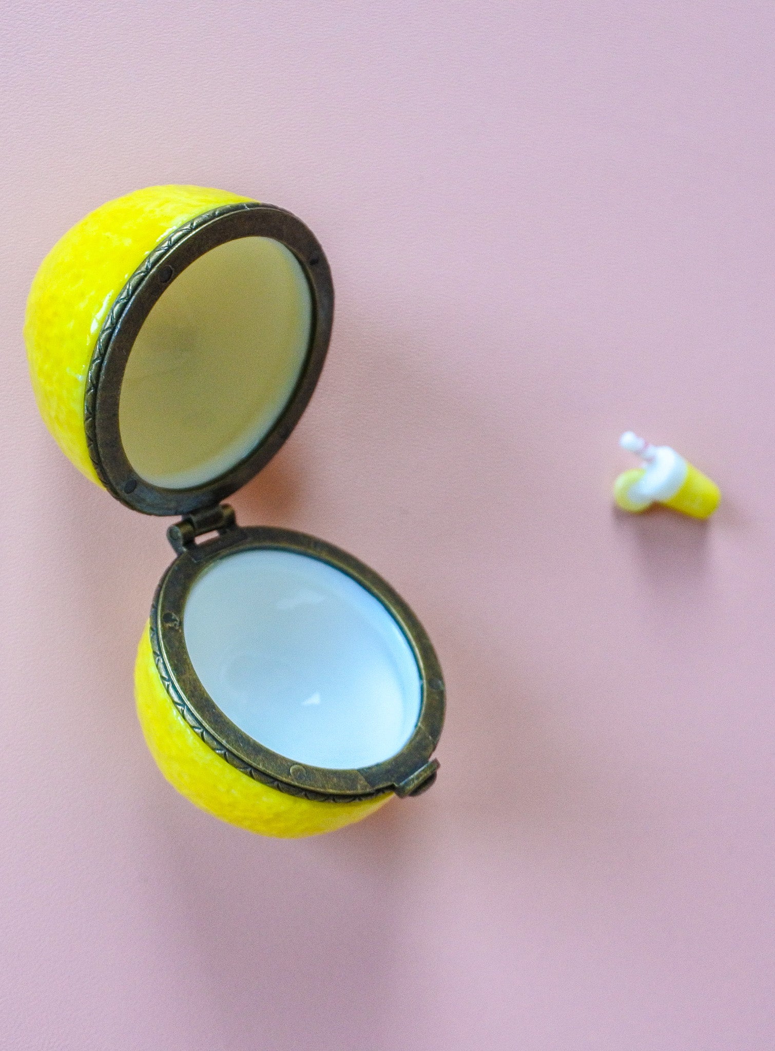Vintage Lemonade Trinket Box